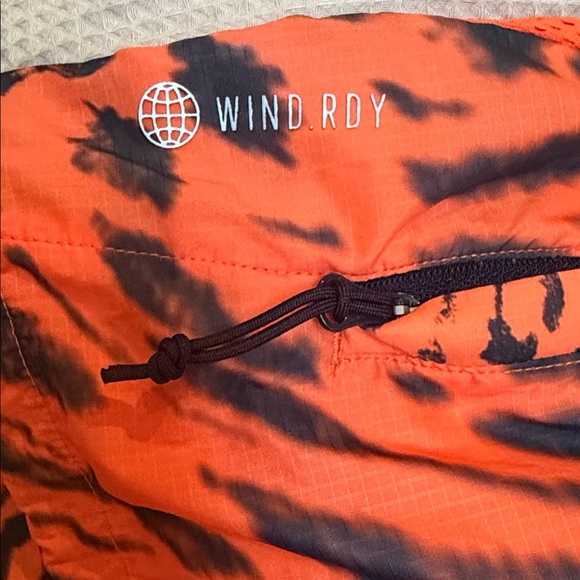 Adidas sz L Running Jacket - orange, dk navy - perfect for Oilers fans - mesh - Picture 13 of 13